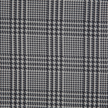 Spanish Charcoal Houndstooth Poly-Cotton Woven - Full