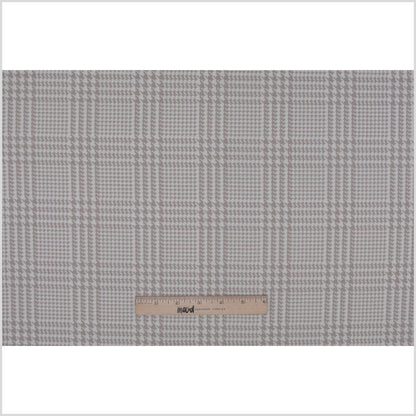 Spanish Beige Houndstooth Poly-Cotton Woven Full