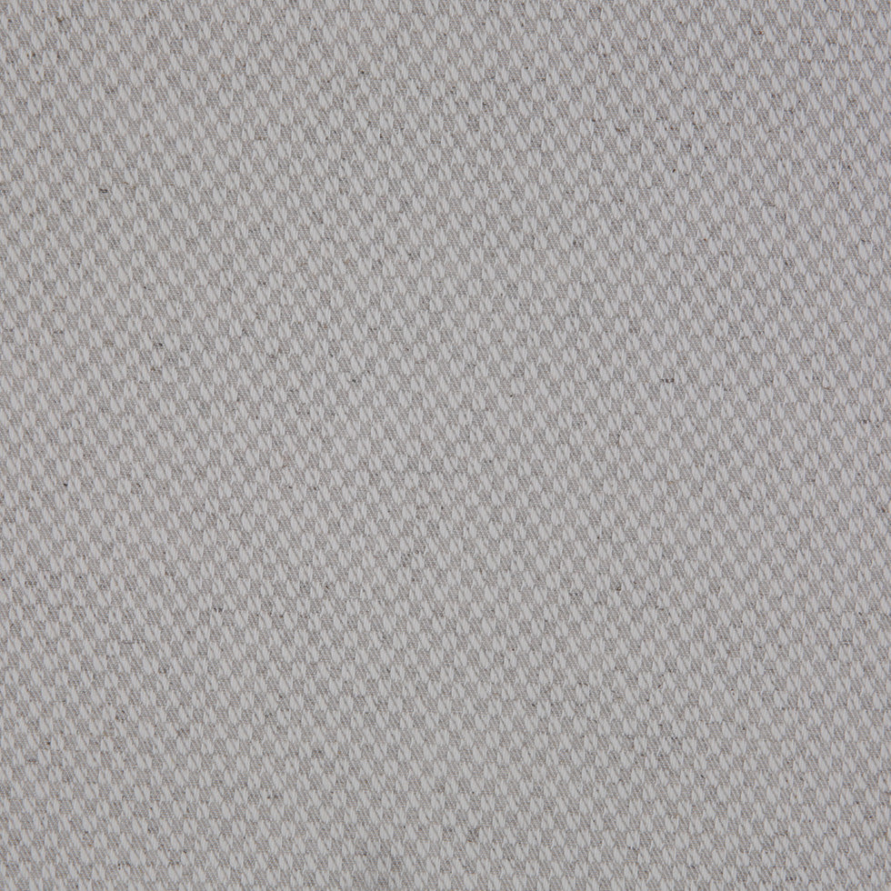 Spanish Light Gray Raised Checks Polyester Blended Woven - Detail