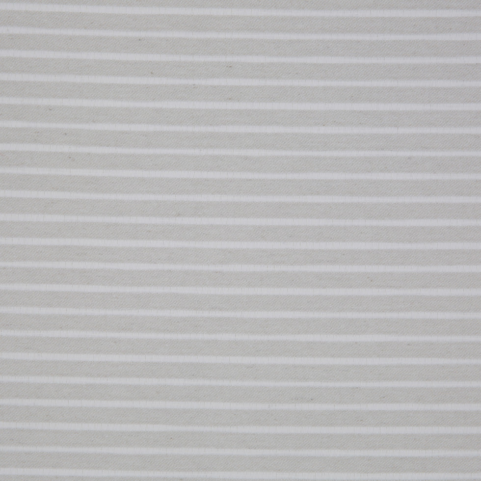 Spanish Light Natural Striped Polyester Blended Woven Detail