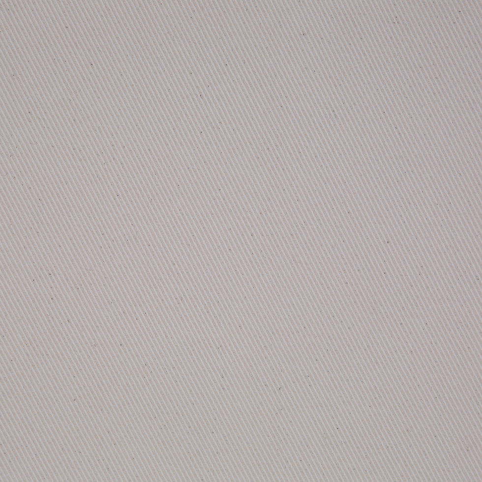 Spanish Natural Raised Polyester Blended Twill - Detail