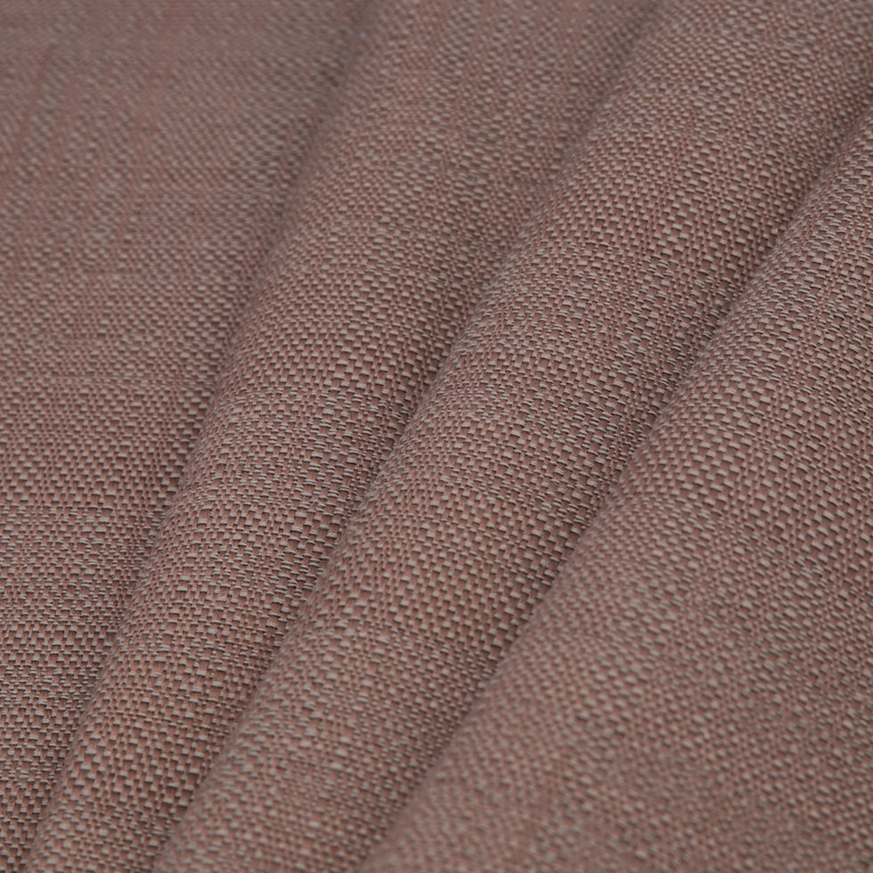 Spanish Mocha Textured Polyester Blended Woven - Folded