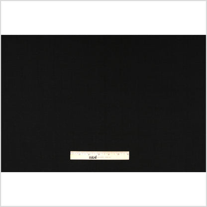 Spanish Black Textured Polyester Blended Woven Full