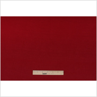 Spanish Red Textured Polyester Blended Woven Full