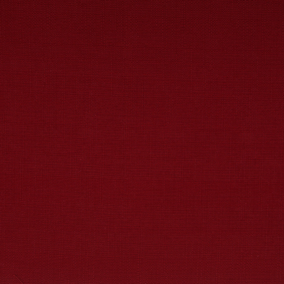 Spanish Red Textured Polyester Blended Woven