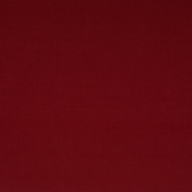 Spanish Red Textured Polyester Blended Woven