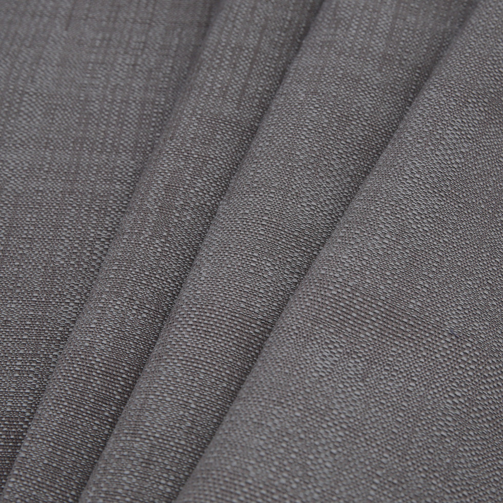 Spanish Charcoal Textured Polyester Blended Woven - Folded