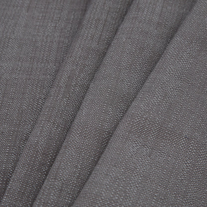 Spanish Charcoal Textured Polyester Blended Woven - Folded