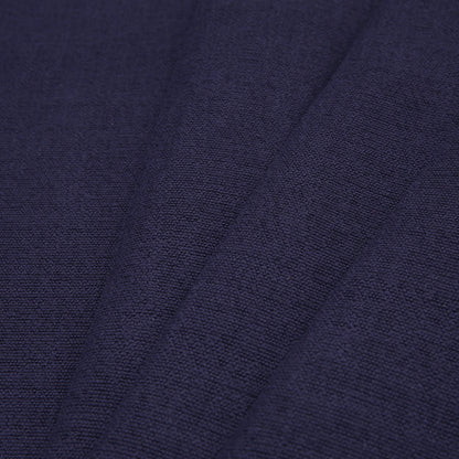 Spanish Navy Textured Polyester Blended Woven - Folded