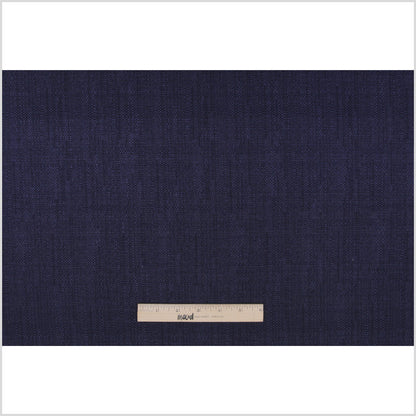 Spanish Navy Textured Polyester Blended Woven - Full