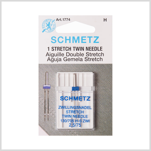 Schmetz Stretch Twin Machine Needle - 2.5/75 - 1 ct