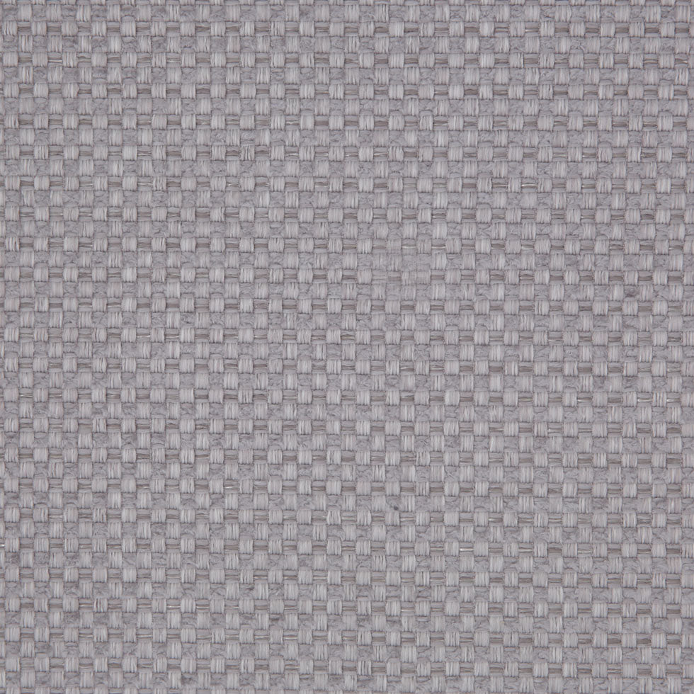 Chrome Novelty Basketweave Upholstery Fabric - Detail