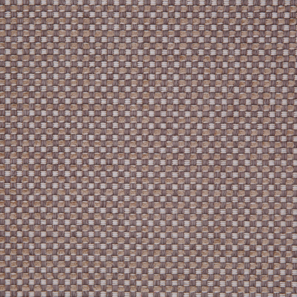 Brown Novelty Basketweave Upholstery Fabric - Detail