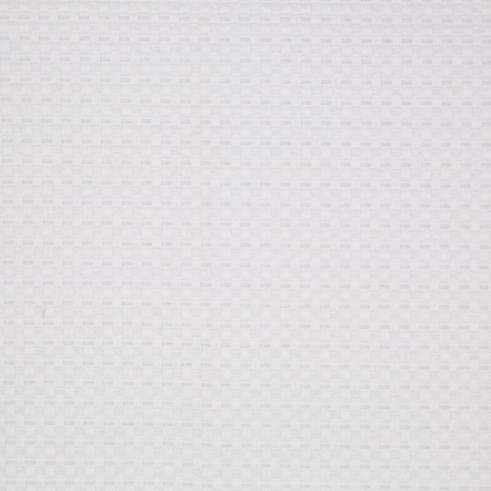 Ice White Novelty Basketweave Upholstery Fabric - Detail
