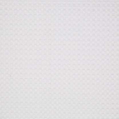 Ice White Novelty Basketweave Upholstery Fabric - Detail