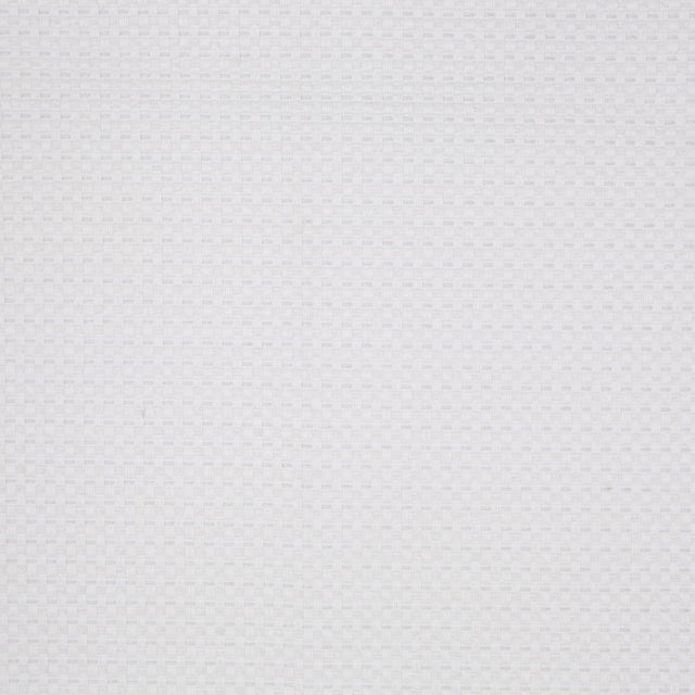 Ice White Novelty Basketweave Upholstery Fabric