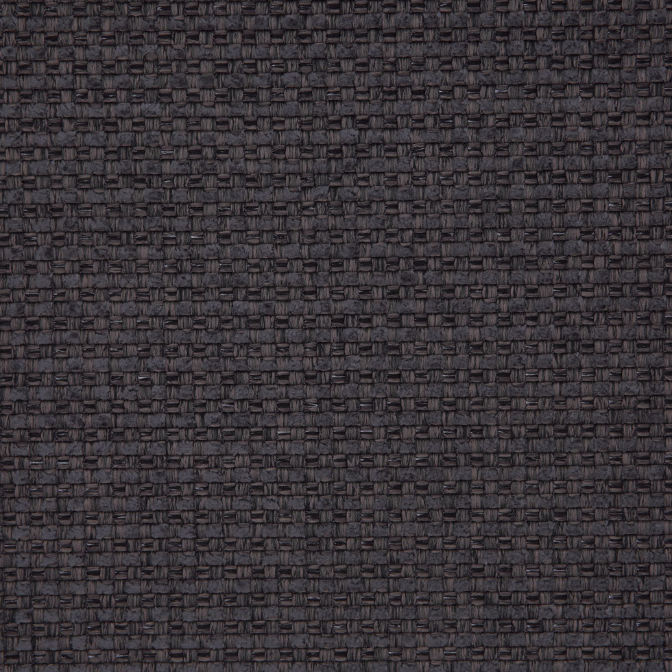 Dark Gray Novelty Basketweave Upholstery Fabric Detail