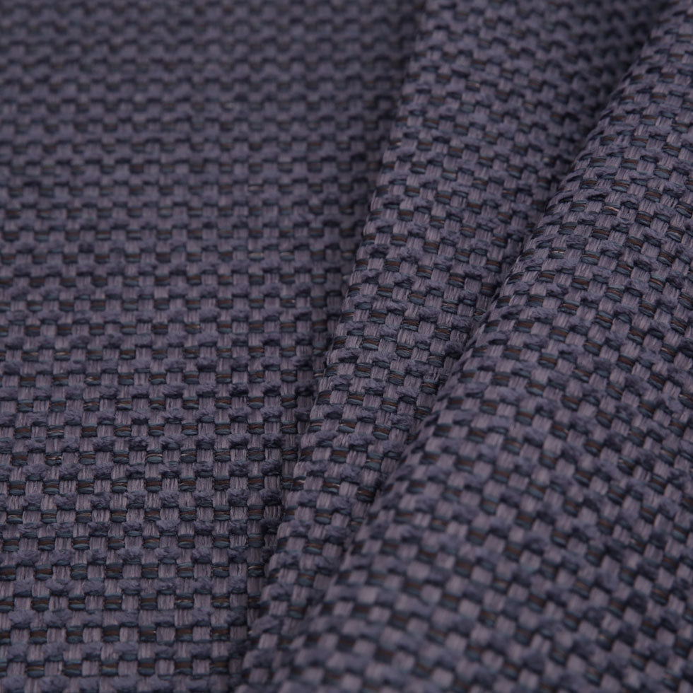 Denim Novelty Basketweave Upholstery Fabric Folded