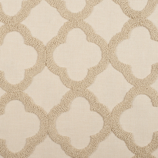 Linen Classical Embroidered Linen-Like Polyester