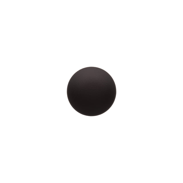 Italian Black Nylon Shank Back Button - 24L/15mm