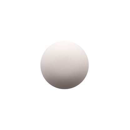 Italian White Nylon Shank Back Button - 32L/20mm