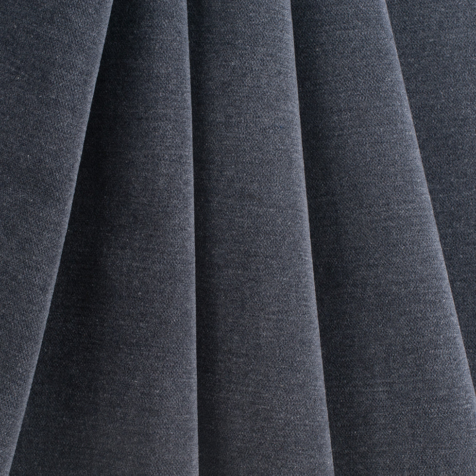 Turkish Gunmetal Polyester Blended Chenille - Folded