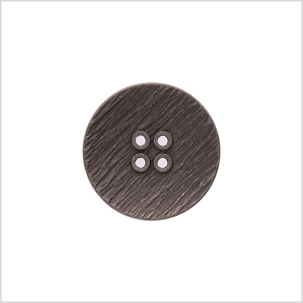 Italian Silver Zamac Embossed Button - 40L/25mm