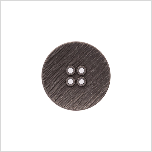 Italian Silver Zamac Embossed Button - 40L/25mm