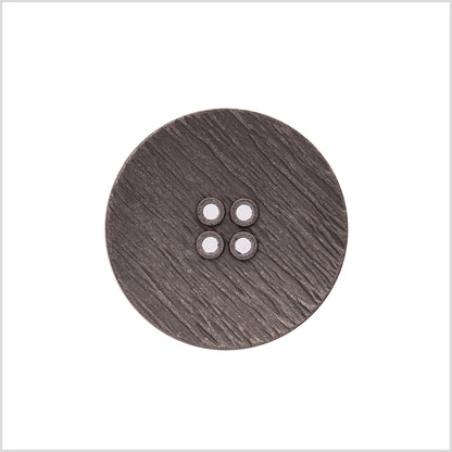 Italian Silver Zamac Embossed Button - 48L/30.5mm