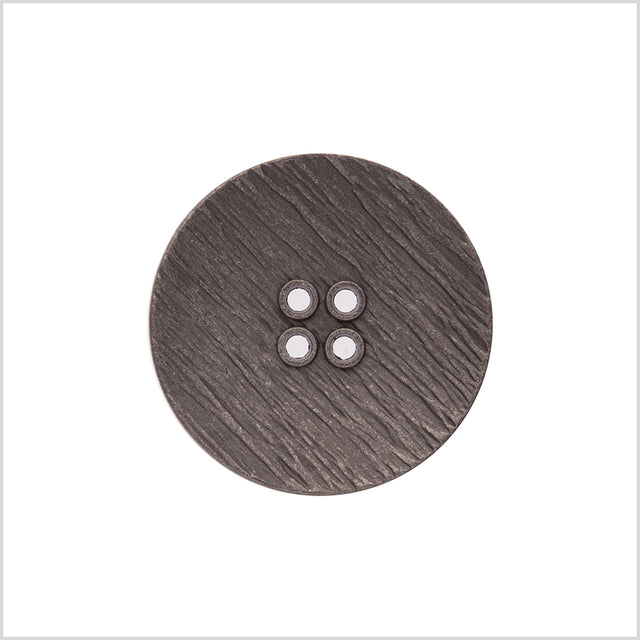 Italian Silver Zamac Embossed Button - 48L/30.5mm