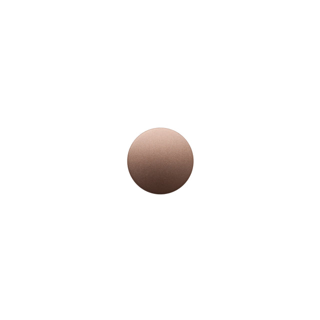 Italian Rose Gold Zamac Shank Back Button - 18L/11.5mm