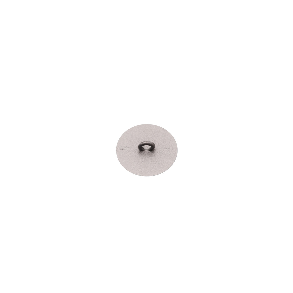 Italian Silver Zamac Shank Back Button - 18L/11.5mm Detail