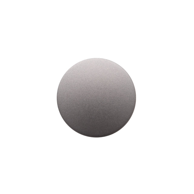 Italian Silver Zamac Shank Back Button - 36L/23mm