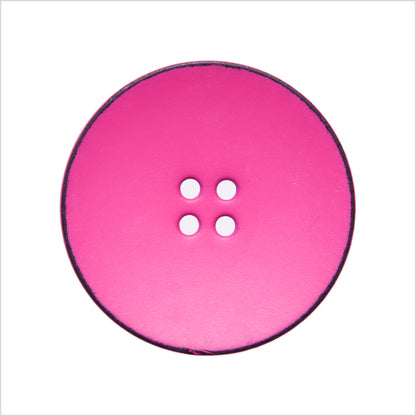 Italian Pink 4-Hole Plastic Button - 44L/28mm
