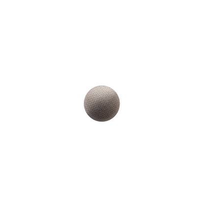 Italian Silver Textured Shank Back Button - 16L/10mm