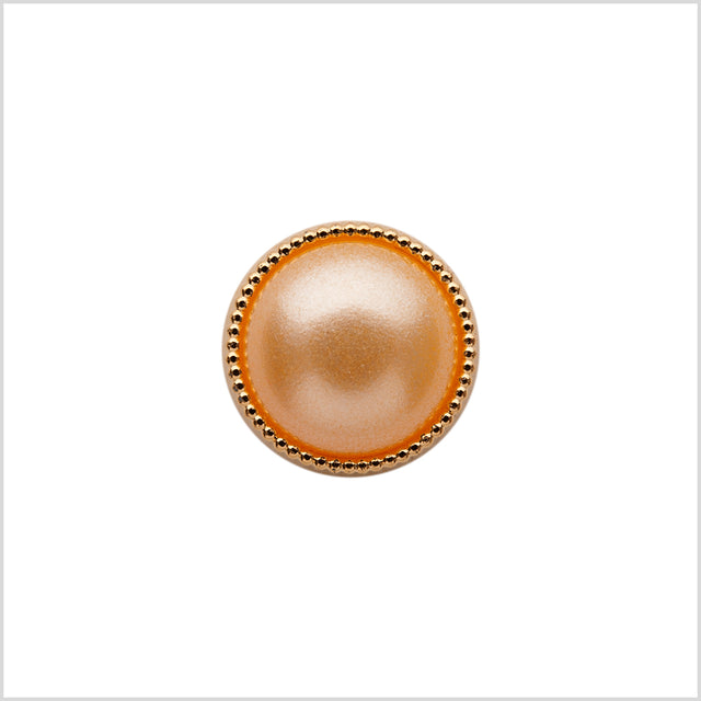 Italian Yellow/Gold Shank Back Button - 20l/12mm