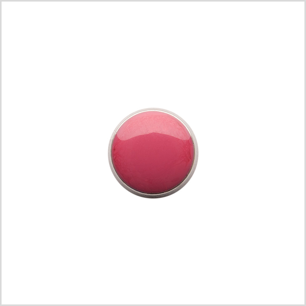 Italian Pink Shank Back Button - 17L/10.5mm