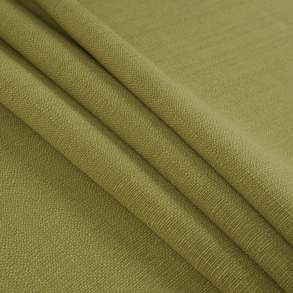 Spanish Forest Green Textured Polyester Blended Woven Folded