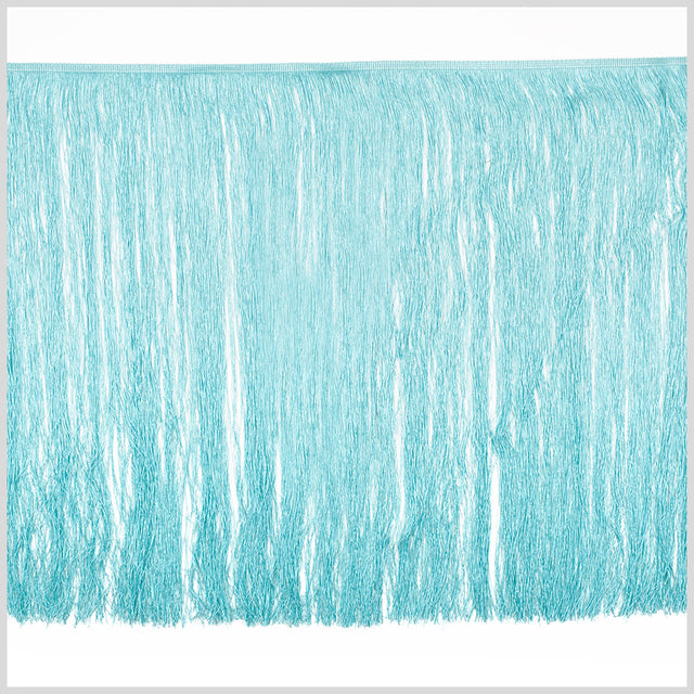 24 European Tiffany Blue Chainette Fringe Trim
