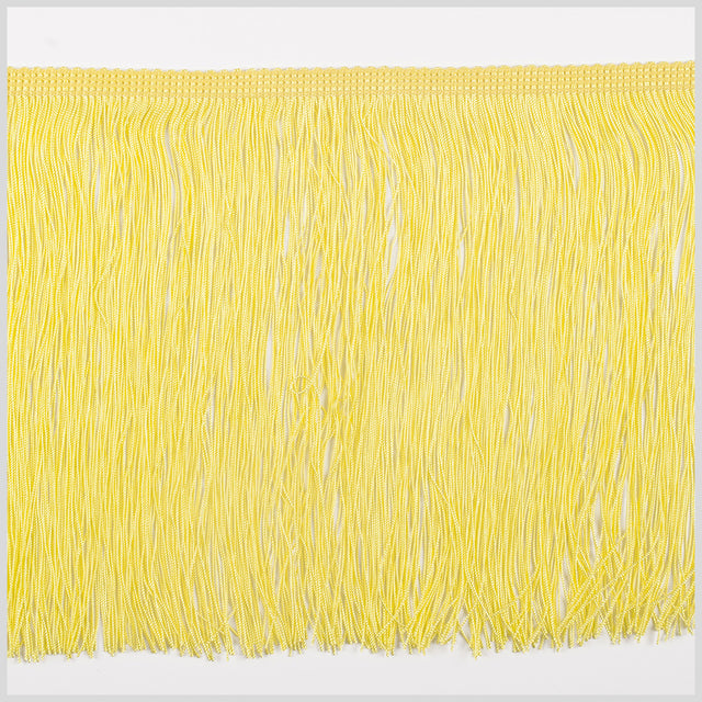 8 European Yellow Chainette Fringe Trim