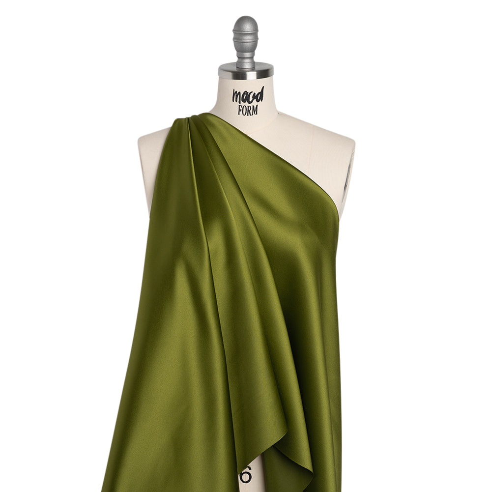 Polyester Satin - Olivino - Reverie Collection - Drape