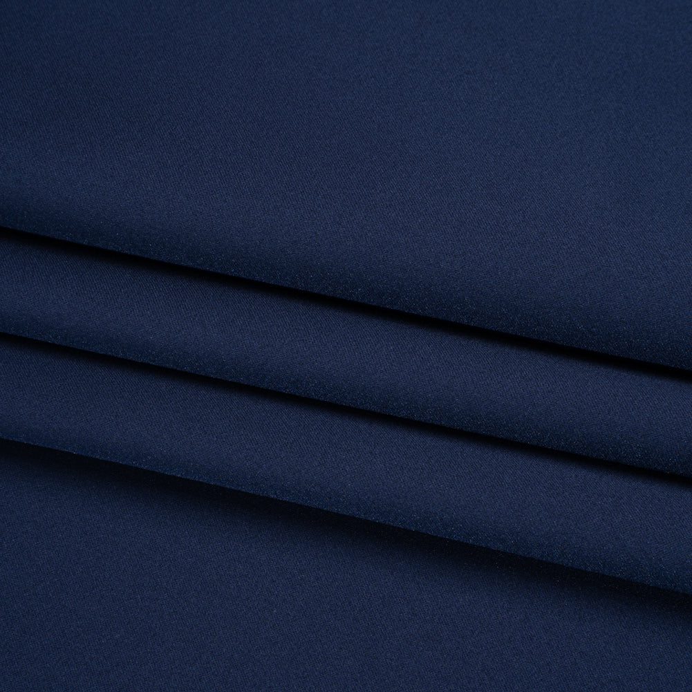 Polyester Satin - Storm Navy - Reverie Collection - Folded