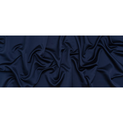 Polyester Satin - Storm Navy - Reverie Collection