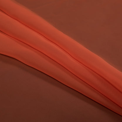 Polyester Chiffon - Tiger Lily - Regina Collection Detail