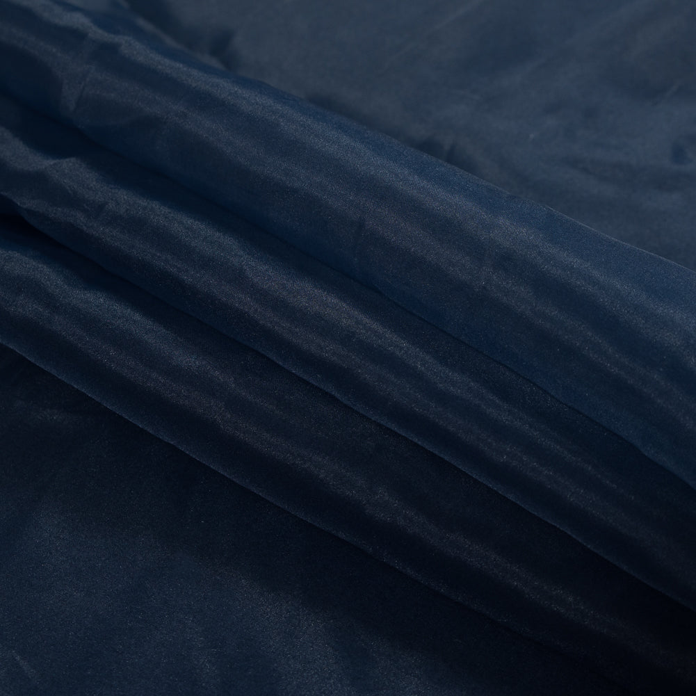 2-Ply Polyester Organza - Navy - Zelda Collection Detail