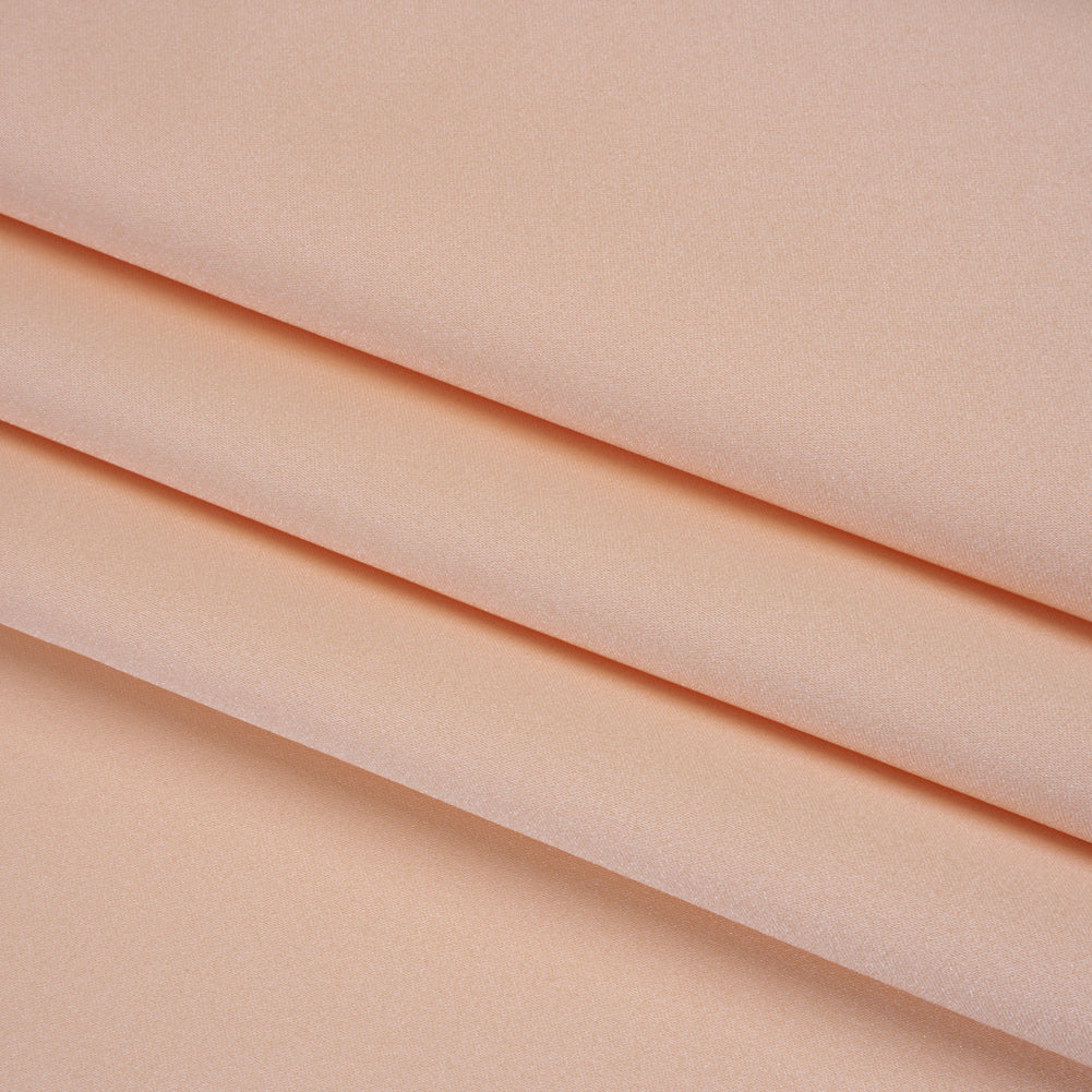 Polyester Satin - Peach - Reverie Collection - Folded