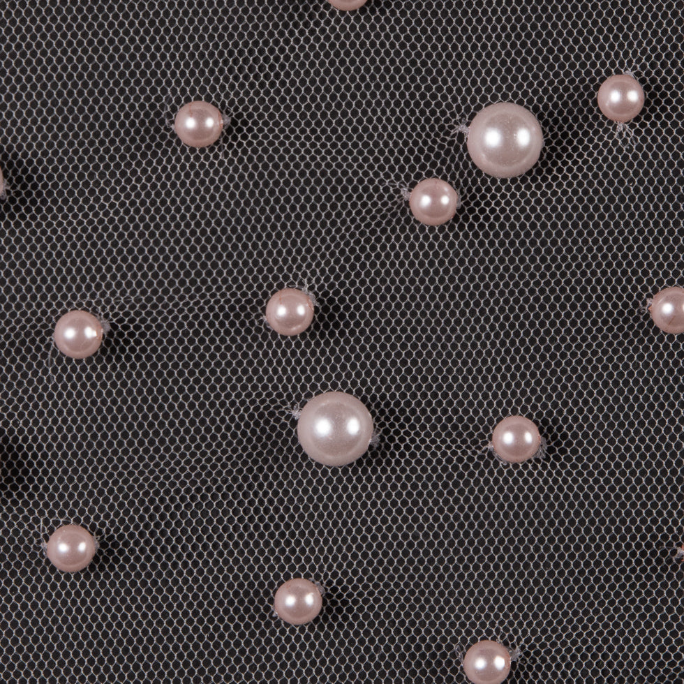 Fancy Cradle Pink Pearled Mesh/Lace - Full