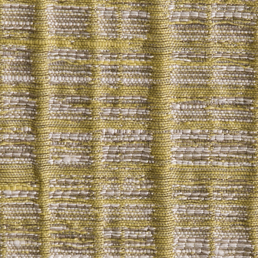 Apple Textured Grid Blended Linen Woven Detail
