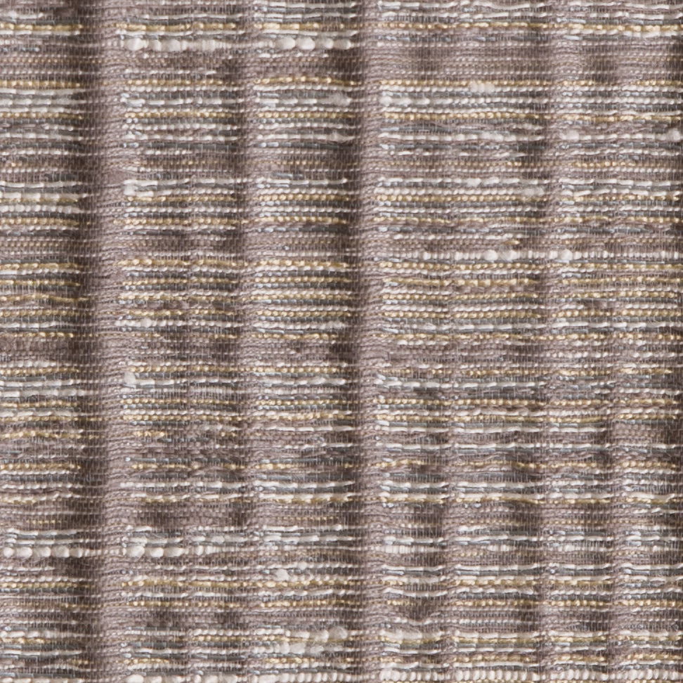 Light Gray Textured Grid Blended Linen Woven - Detail