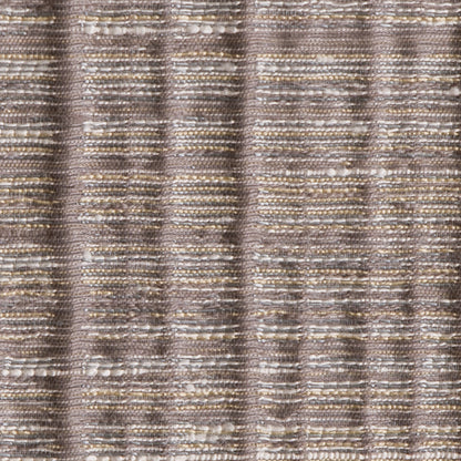 Light Gray Textured Grid Blended Linen Woven - Detail